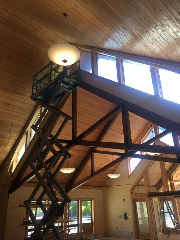 Interior high ceilings