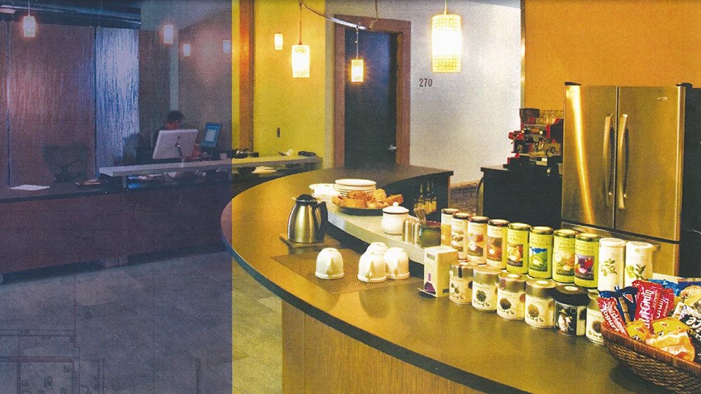Restaurant interior paint project